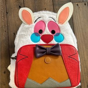 NWT White Rabbit Alice in Wonderland Faux Fur Cosplay Character Loungefly